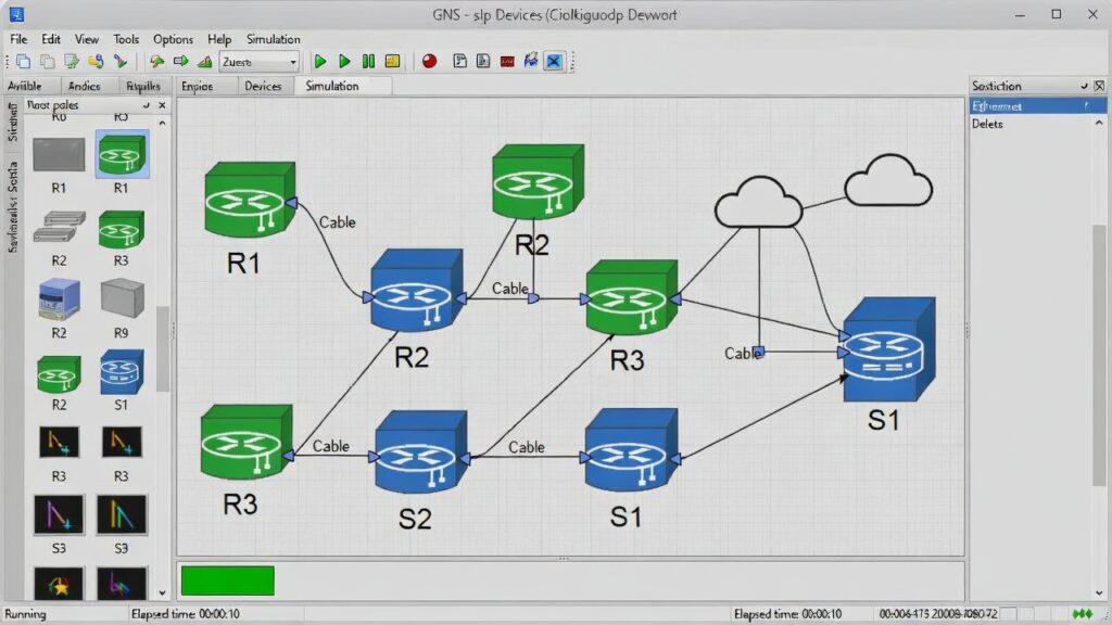 GNS3 workspace