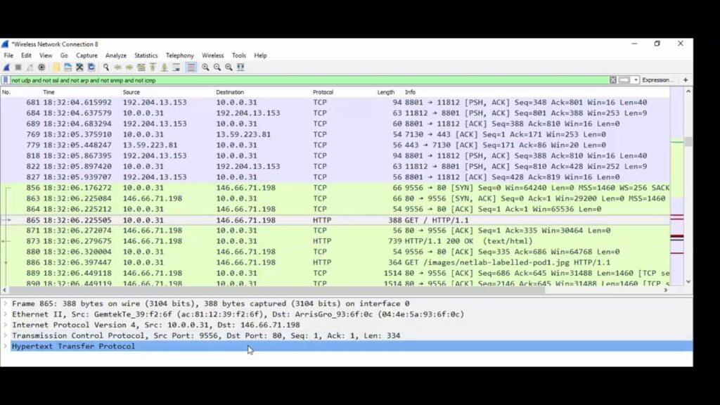 3 way handshake with TCP